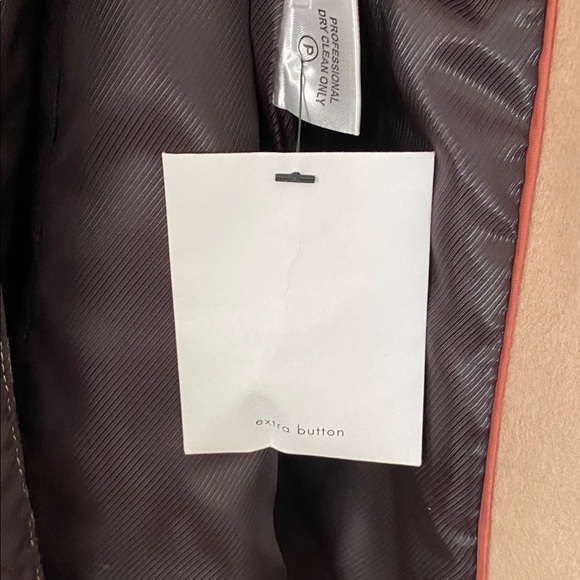 Calvin Klein Women's Camel Trench Coat P14 - Picture 7 of 8